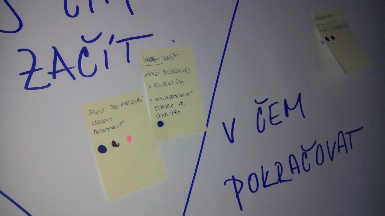 technika Dot Vote v praxi